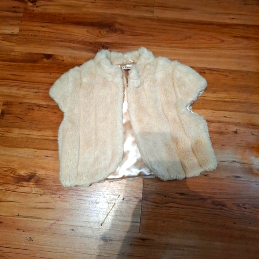 Vintage Forever 21 Faux Fur Shrug L